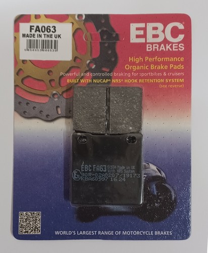 Ebc organic rear disc brake - ebc,