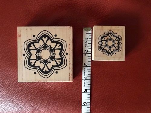 Two wooden mandala medallion - wooden, mandala/medallion