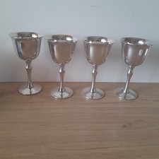 Vintage silver plate wine - silver,