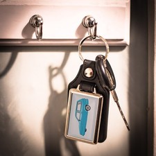 Leather Look Key Ring - Mk2
