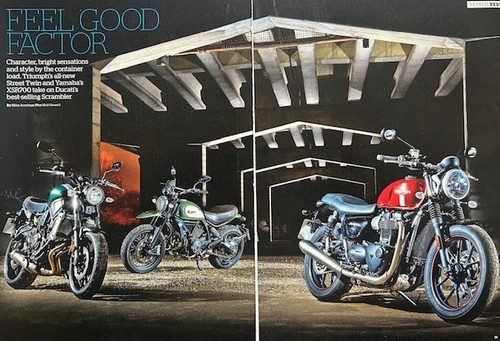 Triumph street twin ducati - twin,