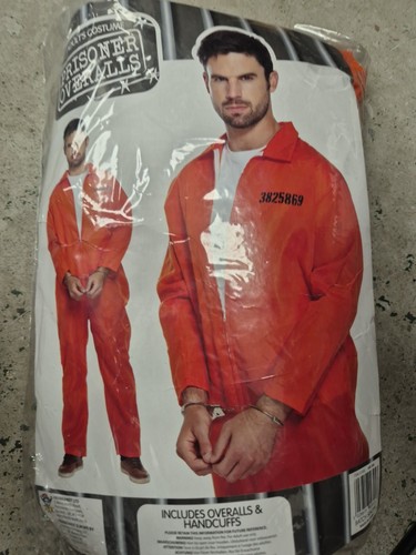 Adult prison overalls costume - adult,