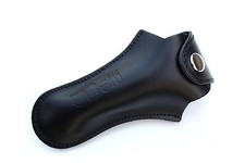 Mouthpiece Pouch Black Leather