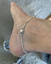 Silver Indian Anklet