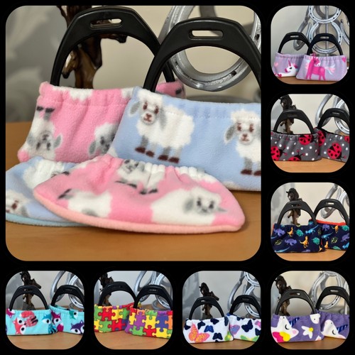 Fleece stirrup covers - fleece,