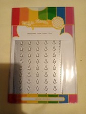 Waffle Flower Christmas Tree panel Die  aI301