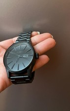 Nixon The Sentry Quartz Stainless steel 42mm Black Dail Day & date Men watch