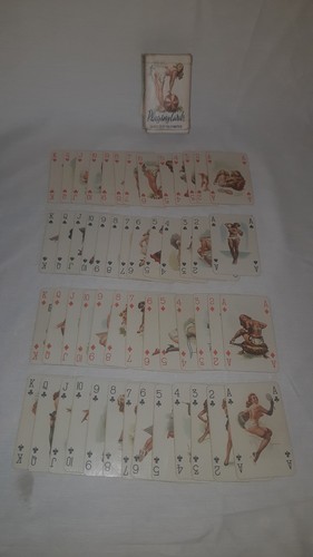 Vintage pin girl playing - up,