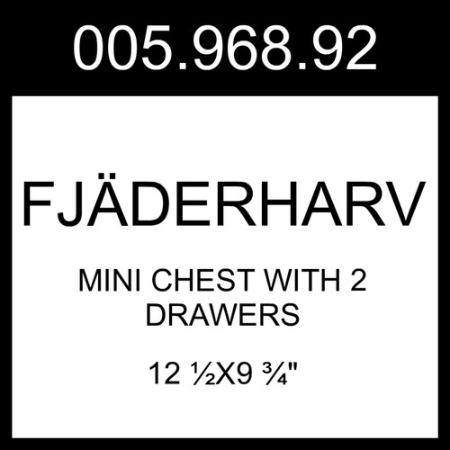 Ikea fjäderharv mini chest - fjÄderharv,