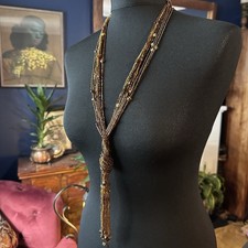 Boho Multi Strand Beaded