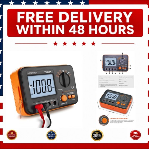 Digital megohmmeter insulation - megohmmeter,