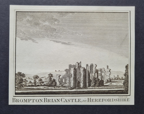 Antique 1786 print - -, brampton