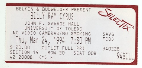 Billy ray cyrus - ray, toledo