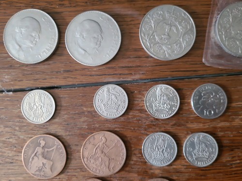 Old coin collection - old,