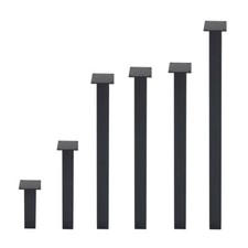 4Pc Metal Iron Tube Table Desk Legs Industrial Coffee Table Legs Stand Furniture