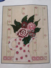 CROSS STITCH DMC DECO ROSES IN