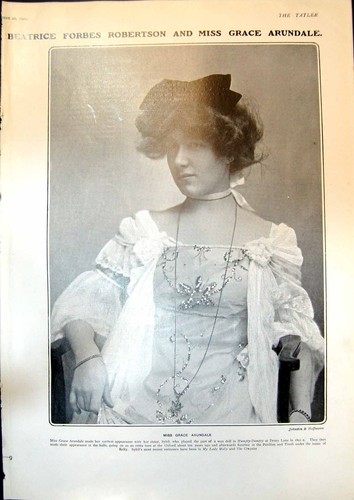 Antique old print - print, grace