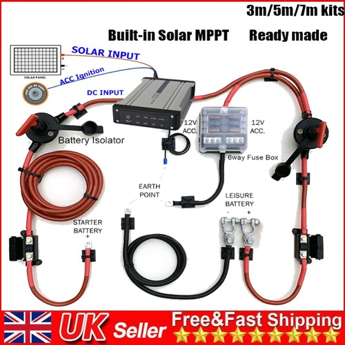 Split charge kit 12v - charge, dual