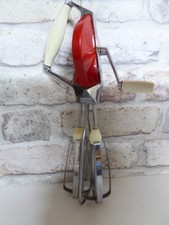 Vintage Prestige Stainless Steel Rotary Egg Beater Hand Whisk