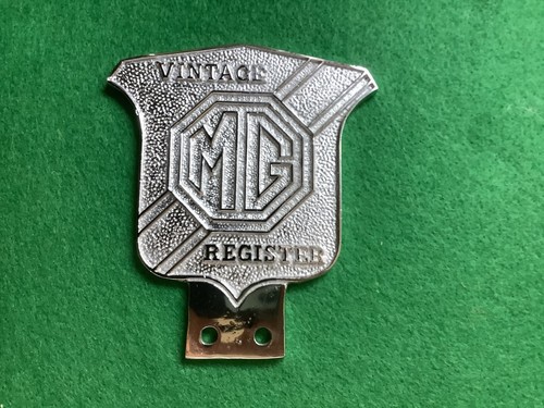 Vintage register car - mg,