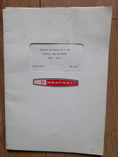 1972 HEATHKIT Grid Dip Meter Model GD-1U  assembly and operation manual