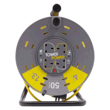 Extension Cable Reel 4 Socket
