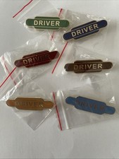 Set Of 6 Driver Badges In