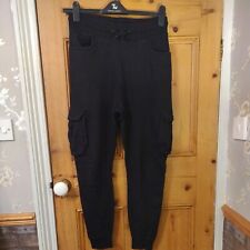 WOMEN'S BLACK GOLDDIGGA TRACKSUIT BOTTOMS SIZE 10