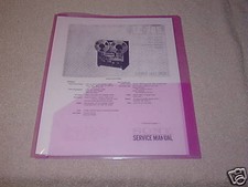  Sony TC-765 REELTO REEL SERVICE  MANUAL FREE SHIPPING 