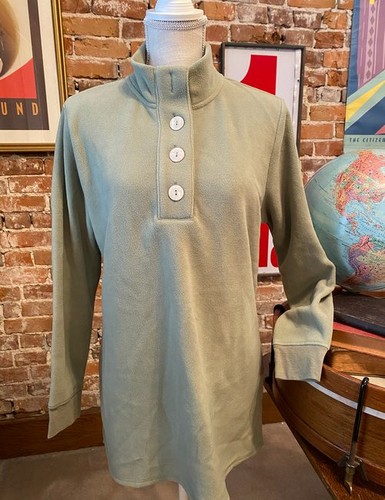 Denim green fleece - co,