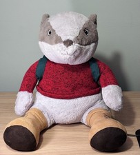 13” Ben The Badger Plush Soft Toy  - Wildlife Wonders 