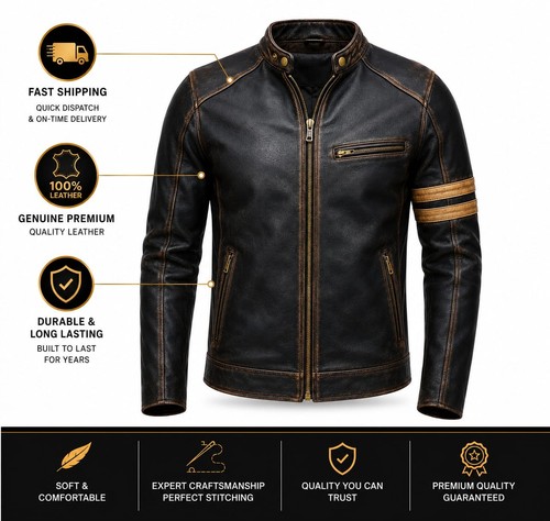 Men motorcycle biker leather - biker,