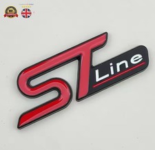 Ford FOCUS FIESTA MONDEO ST Rear Trunk Side Fender Emblem Badge + Sticky pad