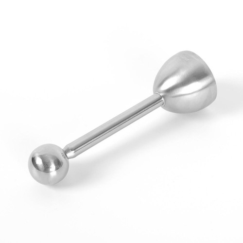 Egg cups brushed steel - cups, wire