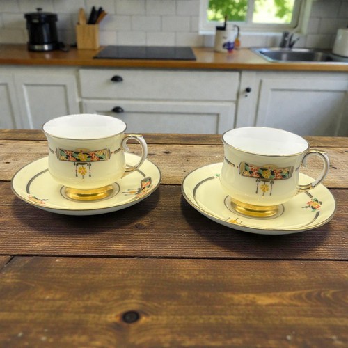 Vintage paragon pair teacup - vintage,