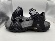KARRIMOR ANTIBES LEATHER  SPORT WALKING SANDALS Black 8 UK EU 42 Mens