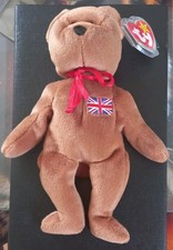 TY Beanie Baby Britannia Bear