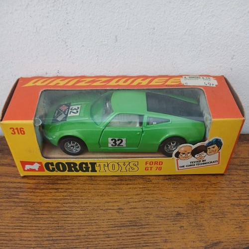 Corgi toys whizzwheels 316 - whizzwheels, no.