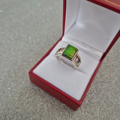 Canadian ammolite gemstone - canadian, &
