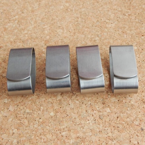 Stainless steel napkin rings - steel,
