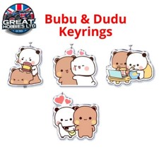 Bubu Dudu Couple Love Keyring Keychain Tiktok Instagram Cute Bears
