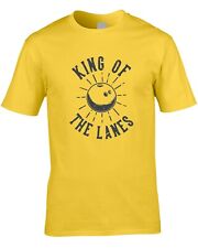Bowling Funny Men's T-Shirt King Of The Lanes Bowler Gift Idea Team Club Ball