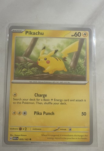 Pikachu 025 165 scarlet - 025/165, &
