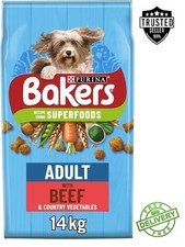 Bakers Adult Rich in Beef 14kg Dry Dog Food