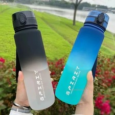 1L Sports Water Bottle – Leak Proof Plastic Gym Travel Fitness Drink Cup