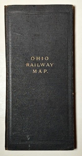 Ohio railway map 1905 in - ohio,