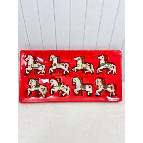 Vintage carousel horse ceramic - vintage,