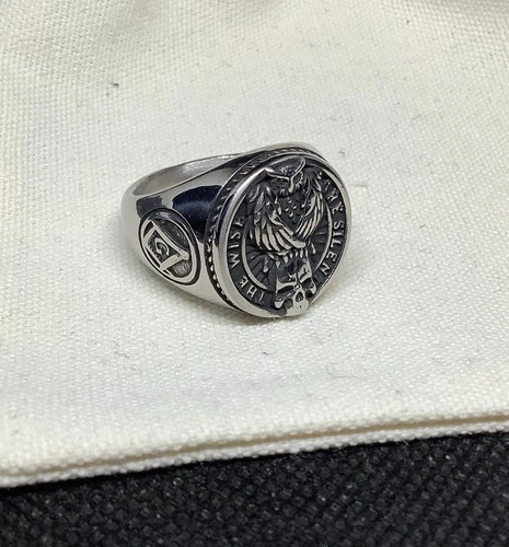 Mens masonic ring freemasons - masonic,