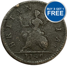 1730 - 1754 - 1 FARTHING
