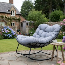 Papasan rocking chair - papasan,